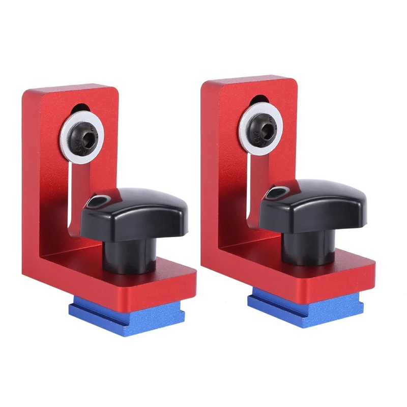 

HOT SALE Set Of 2 T-Track Sliding Brackets For Aluminium Profile Woodworking Tools, T-Tracks Not Included