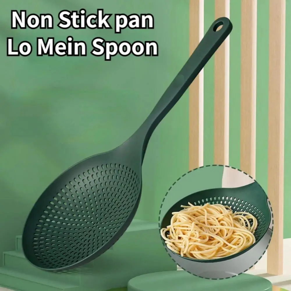 

Pan Colanders Strainers Filter Spoon Japanese-style Non-stick High Temperature Noodle Spoon Kitchen Large Long Handle Spoon New