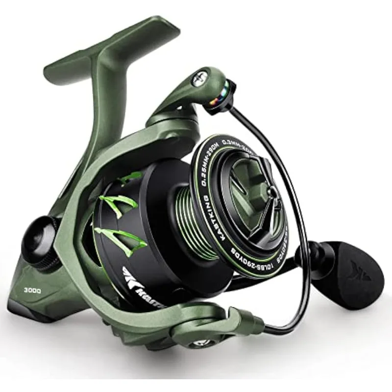 

KastKing Spartacus II Fishing Reel - New Spinning Reel – Sealed Carbon Fiber 22LBs Max Drag - 7+1 Stainless BB