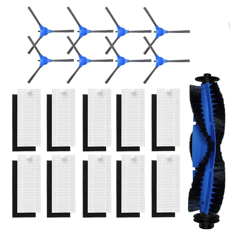 

Top Deals Robot Vacuum Cleaner Replacement Parts Kit For Eufy Robovac 11S Robovac 30, 30C, 35C, 15C, 12, 15T Accessories, 19 Pac