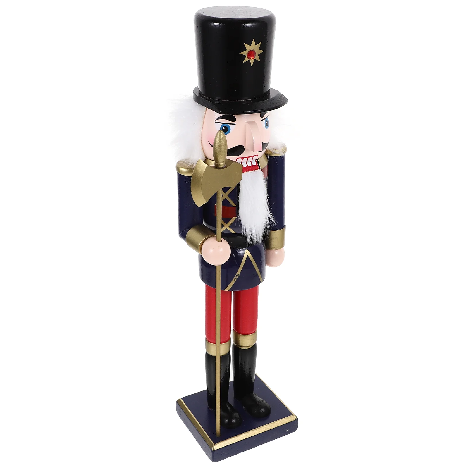 

The Gift Christmas Nutcracker For Party Decorate Nutcrackers Decorations Soldier Small Figures Wood Festival