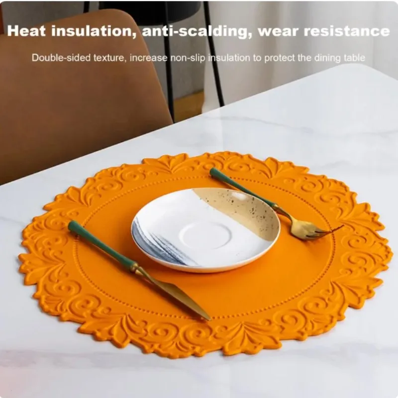 1/2/6 Упаковок Круглые Термостойкие Нескользящие Коврики Для Стола