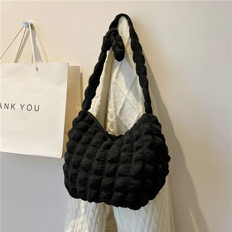 

Cloud Flower Women's Shoulder Bag New Vest Bag Female Student Simple Handbag Canvas Bags For Women