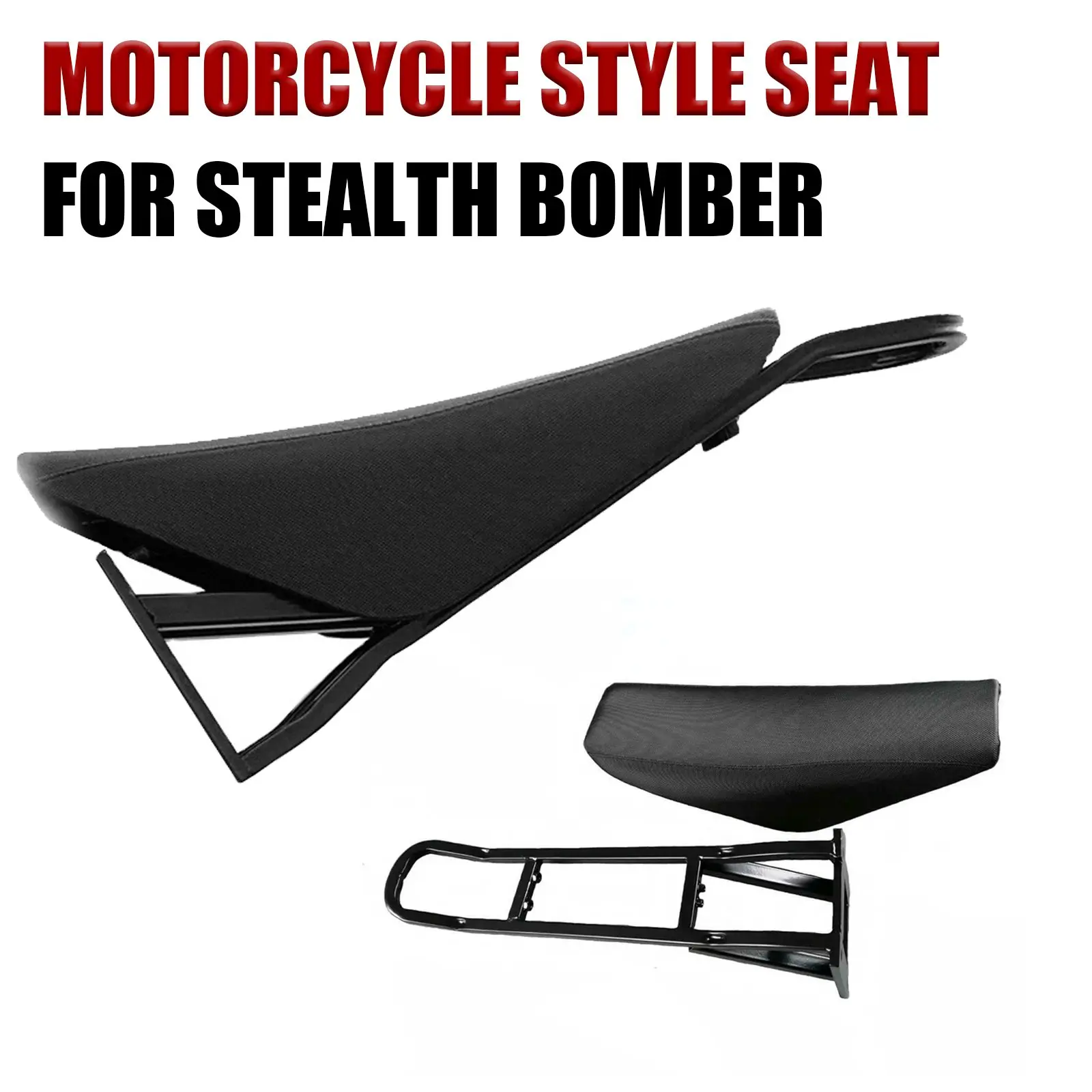 Details about  Motorcycle Style Seat for Stealth Bomber Elec