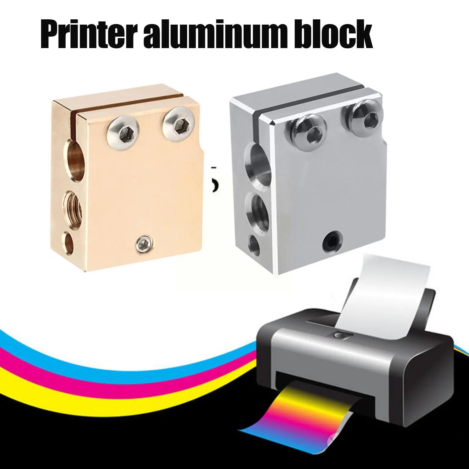 

3d Printer Accessories Upgrade Kit Volcano Heater Block For Volcano Suit For Pt100 High Temperature Resistant Up To 300 Deg Y7q3