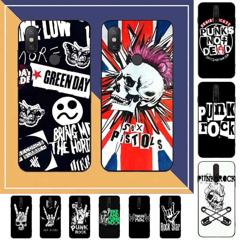 

Punk Rock Phone Case for Redmi Note 8 7 9 4 6 pro max T X 5A 3 10 lite pro