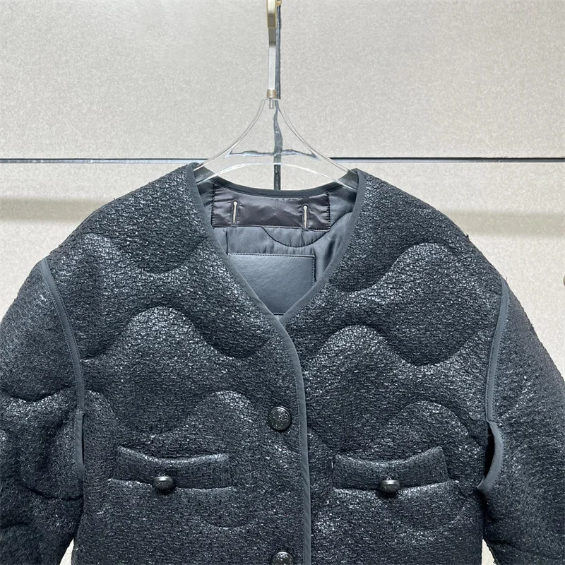 Женская зимняя куртка 2024 новая верхняя одежда светоотражающее теплое толстое