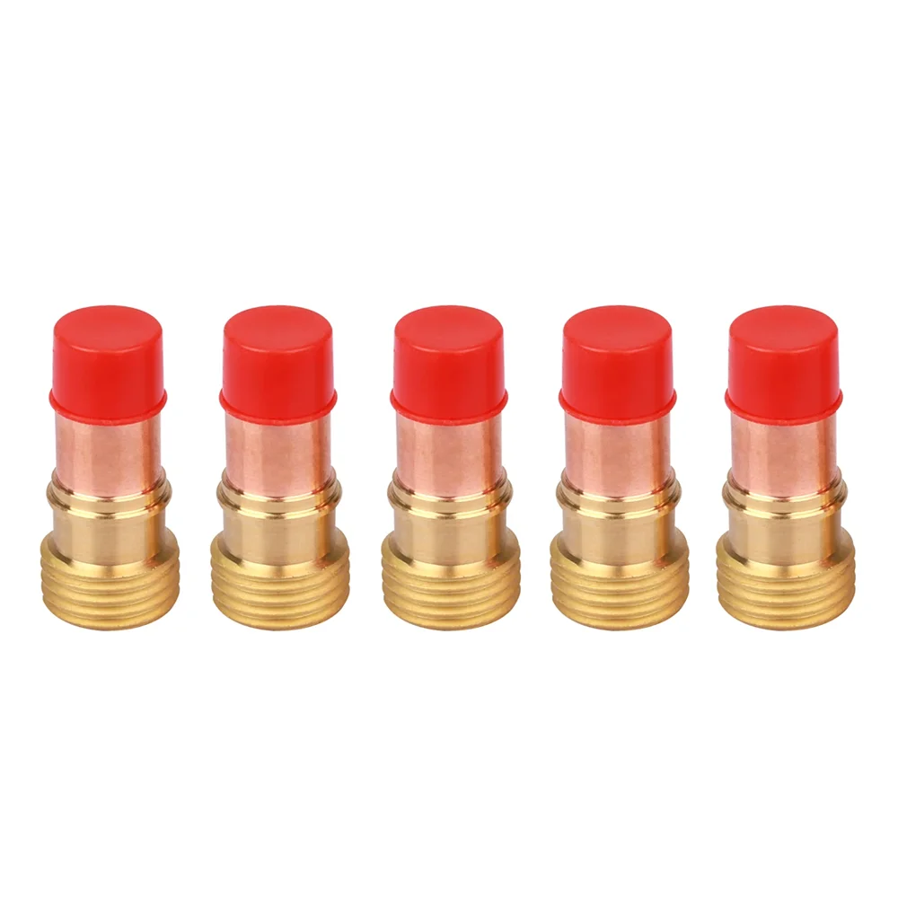 

10 шт., колпачки для газовой линзы TIG 17GL040 17GL116 17GL332 17GL18 1,0 мм 1,6 мм 2,4 мм 3,2 мм для сварочных работ TIG WP17/18/26