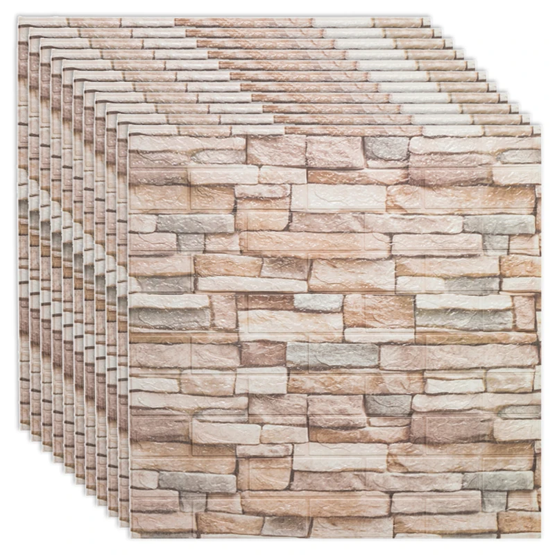 

Самоклеящиеся настенные 3d-наклейки, пенопластовые панели, домашний декор, для гостиной, спальни, ванной комнаты, 12 шт.