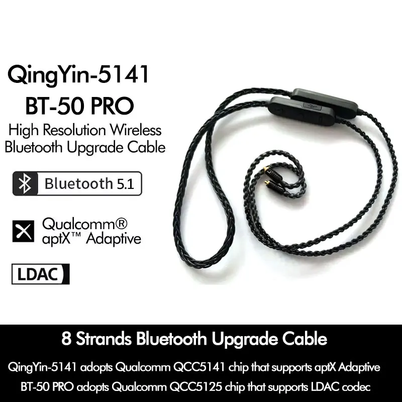 Беспроводные Bluetooth наушники LDAC TWS улучшенный кабель aptX адаптивный высокое