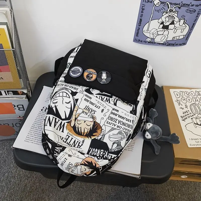 Цельная обезьянка D. Luffy рюкзак для средней и старшей школы большой емкости