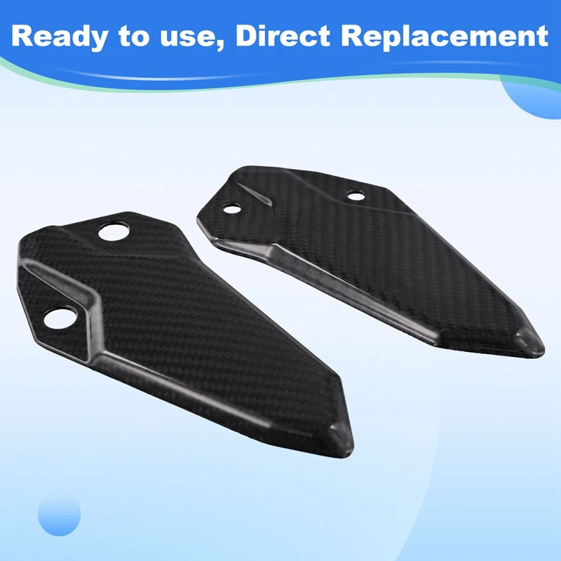 Аксессуары для мотоциклов из углеродного волокна защитные накладки пятки