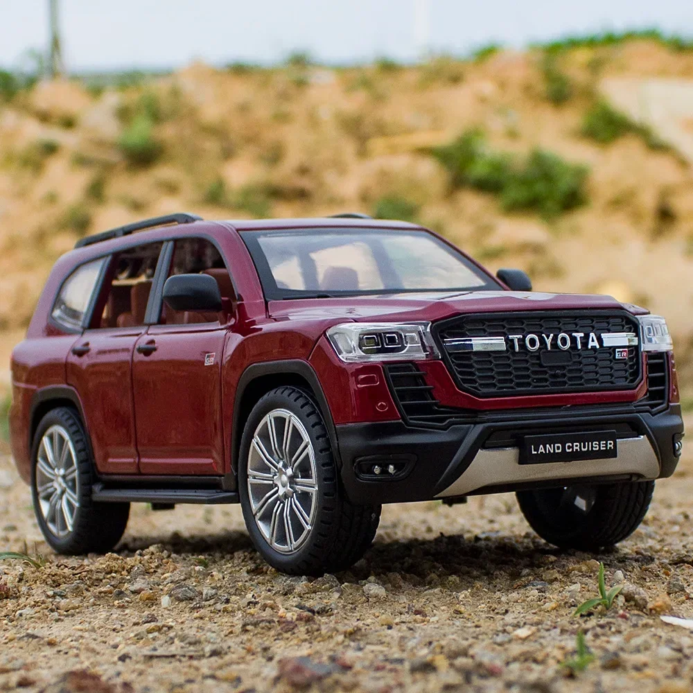 1:24 Toyota LAND CRUISER GR Sport литые игрушечные автомобили из сплава металлическая