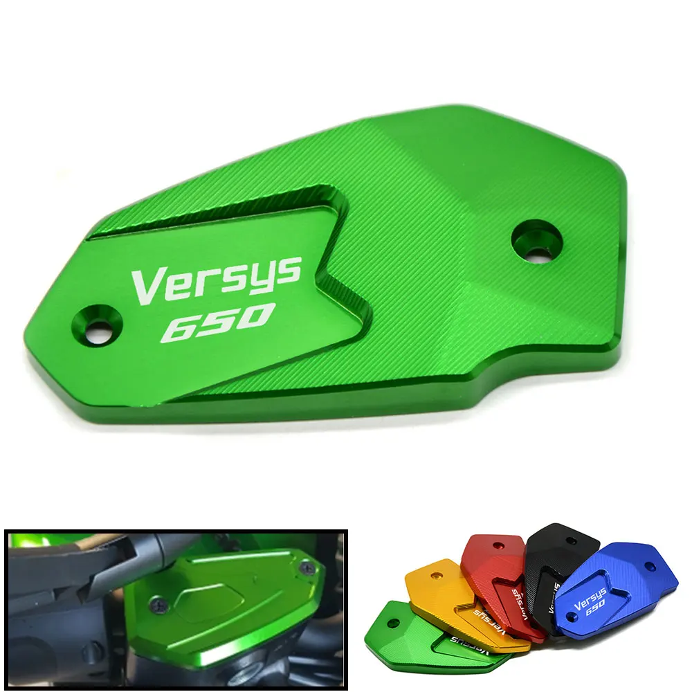 

Versys650 Motorcycle Front Reservoir Tank Cover Oil Cup Cap CNC Aluminum Accessories For Kawasaki Versys 650 CC 2006-2016 2015
