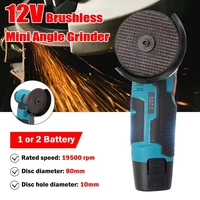 portable 19500rpm cordless angle grinder mini grinder cutter electric grinding tool for cutting polishing ceramic tile wood ston