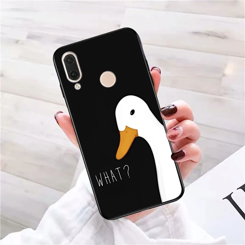 Goose Duck Cute Phone Case For Redmi 5 6 7 8 9 10 Plus Pro 6 7 8 9 A GO K20 K30 K40 Pro Plus F3 Fundas