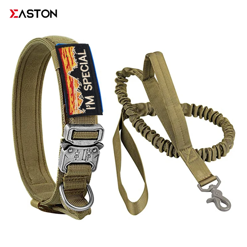 

Training Dog Collar Control Handle Military Tactical Leash Medium Large dogs Lead For German Shepard Walking