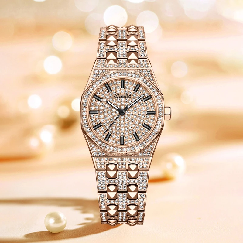 2023 New Luxury Design Quartz Watch for Women Fashion Casual High Quality Wrist Watches Stainless Steel Wristwatches Female