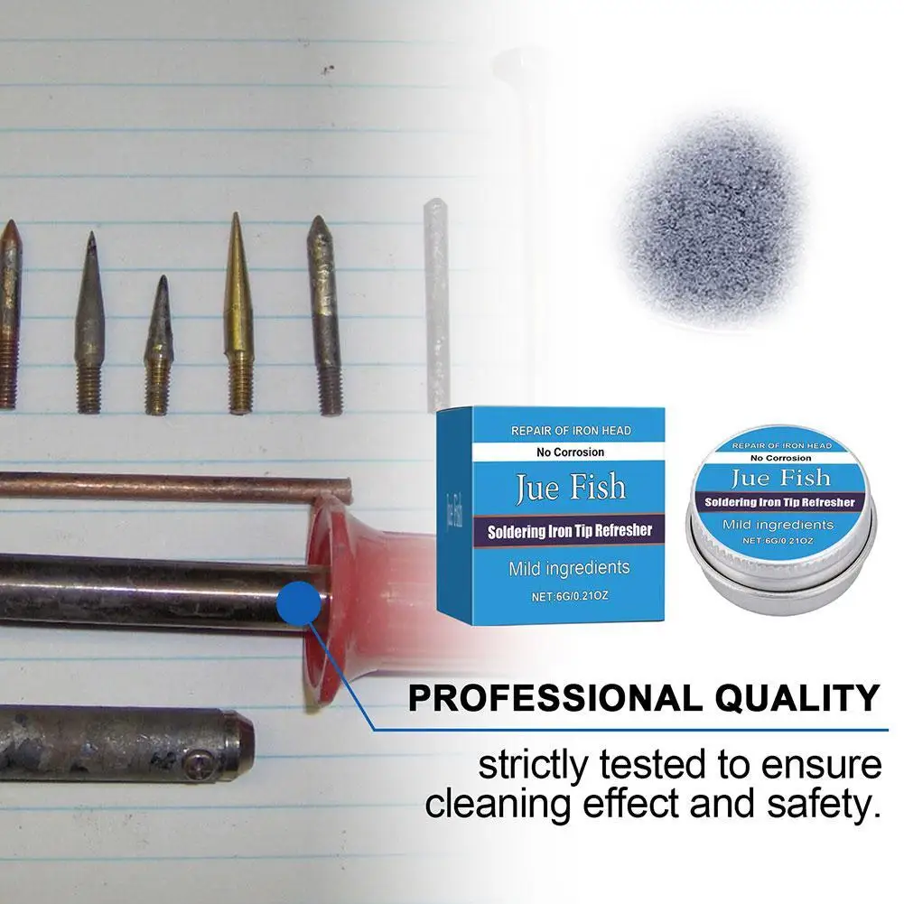 Высококачественное новое 6 г электрическое паяльное жало очистка освежающий