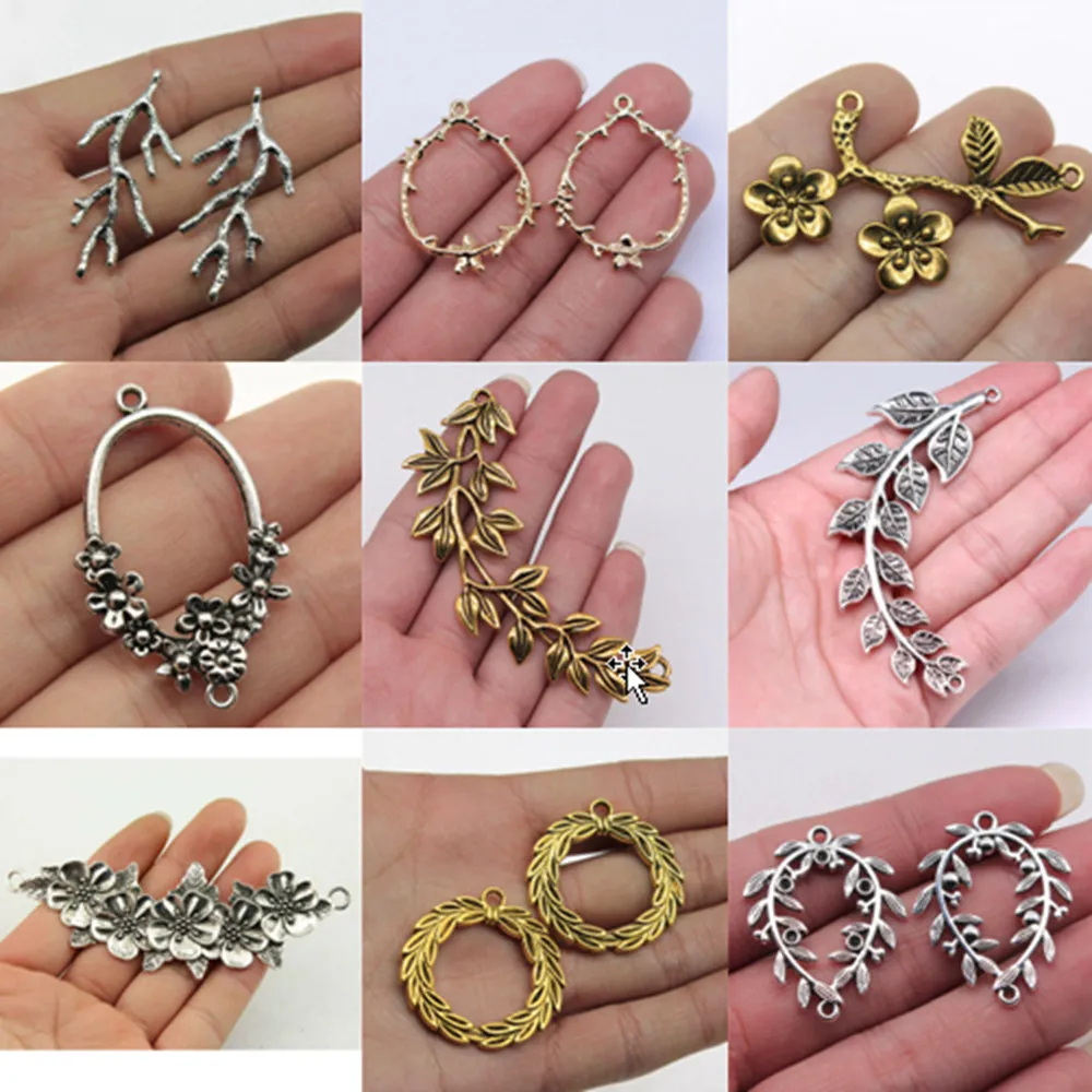 

Bulk Charms For Jewelry Making Kit Pendant Diy Jewelry Accessories Wreath Charms