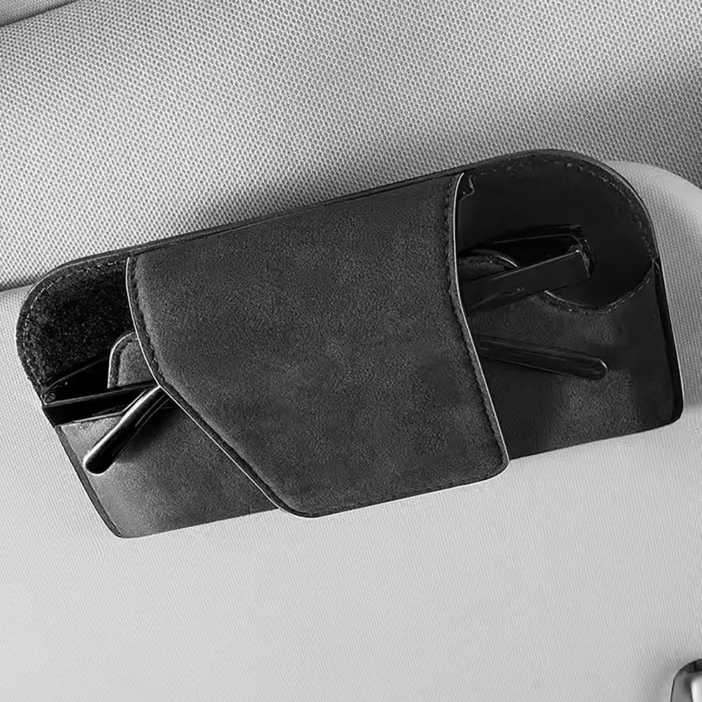 

Инструменты для хранения автомобиля, солнцезащитный козырек, держатель для очков, износостойкий ящик для хранения автомобиля из воловьей кожи, многофункциональный органайзер для солнцезащитных пластин