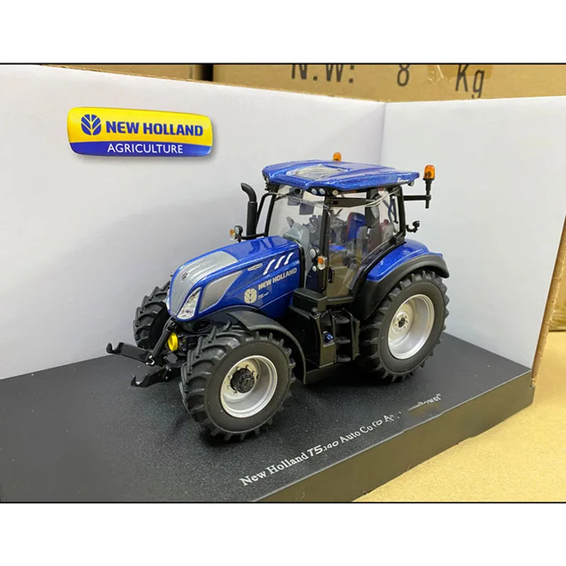 

UH Diecast 1:32 Scale New Holland T5.140 Tractor Alloy Engineering Vehicle Model Collection Souvenir Display 6207