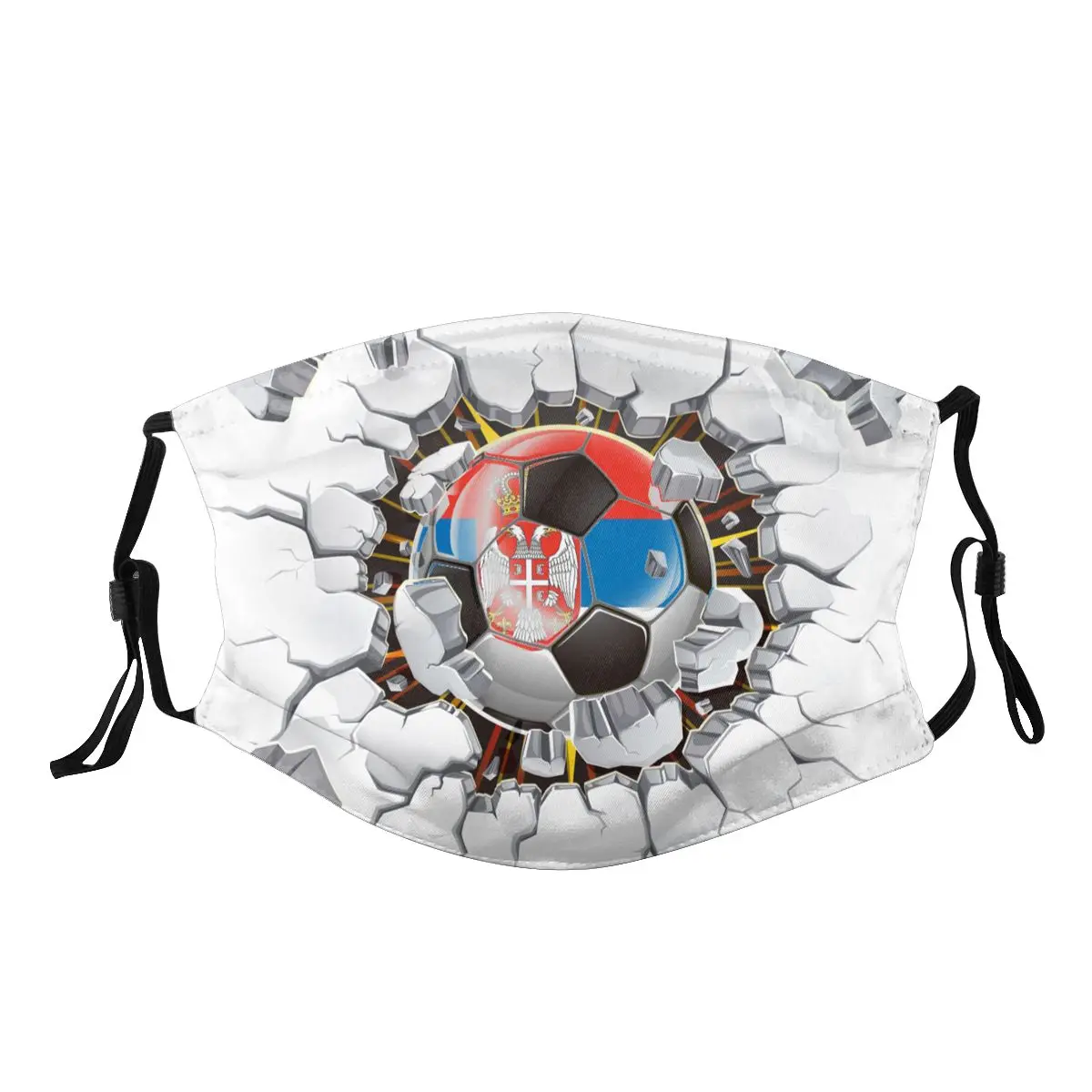 

World Football 2022 Sevilla Breaking Barriers Creative Mask 100% Polyester Mask 1PCS