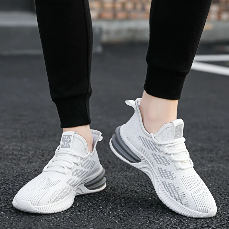 

Мужские беговые кроссовки Flying Weave, дышащая удобная легкая износостойкая спортивная обувь, кроссовки, обувь для бега и ходьбы