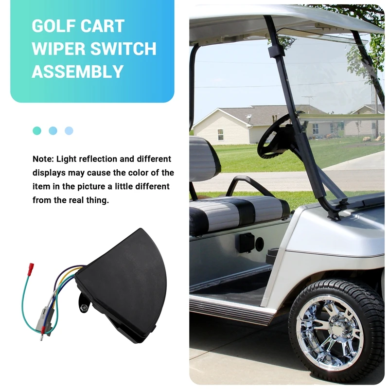 Golf Cart V-Glide Wiper Switch Assembly For 48 Volt Club Car DS 2000-2004 101932001