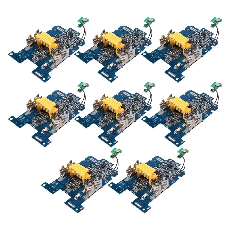 

Защитная плата для зарядки литий-ионной батареи 8X BL1830 BMS PCB для электроинструмента Makita BL1815 BL1860 LXT400 Bl1850, 18 в