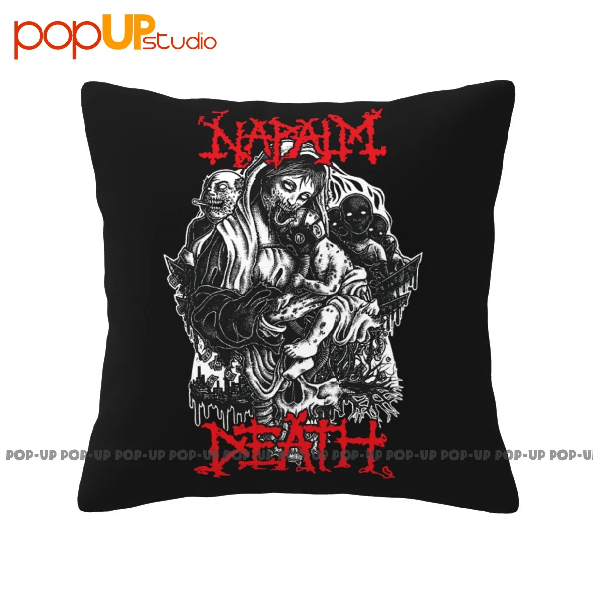 Наволочка-наволочка с принтом, металлическая наволочка с изображением жестокой смерти и правда, с принудительным усилием, наволочка для подушки, постельное белье