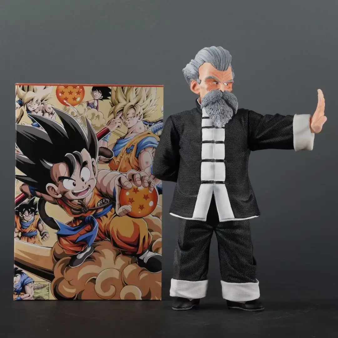 Аниме Q версия GK Dragon Ball Master Roshi Super Saiyan Goku ПВХ Коллекционная фигурка игрушки для