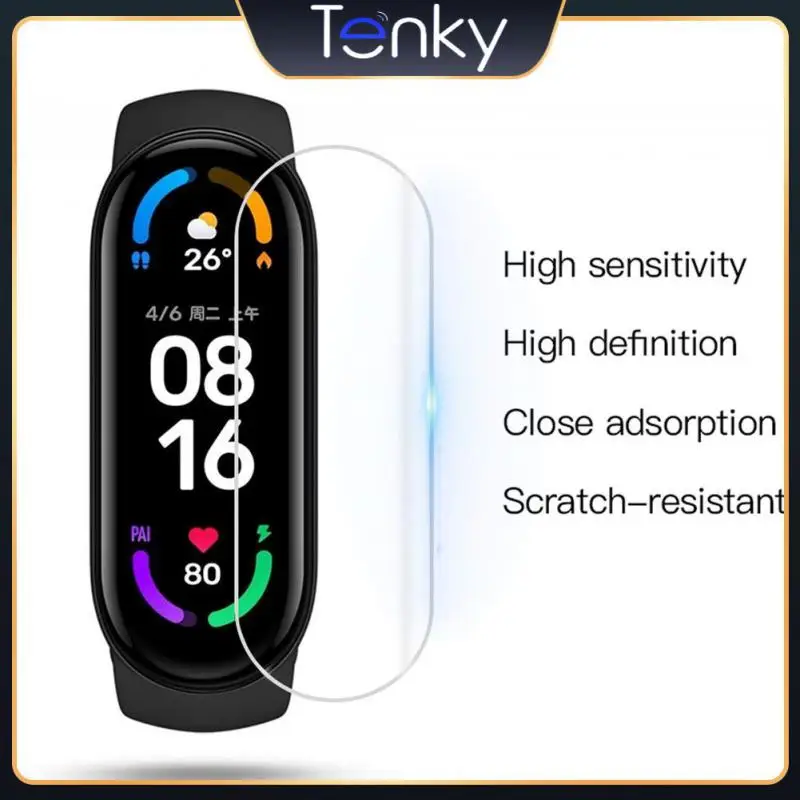 

Hydrogel Soft Screen Protectors For Xiaomi Mi Band 7 5 6 4 Protective Film Smart Watch Wristband Xiaomi Miband Accessories