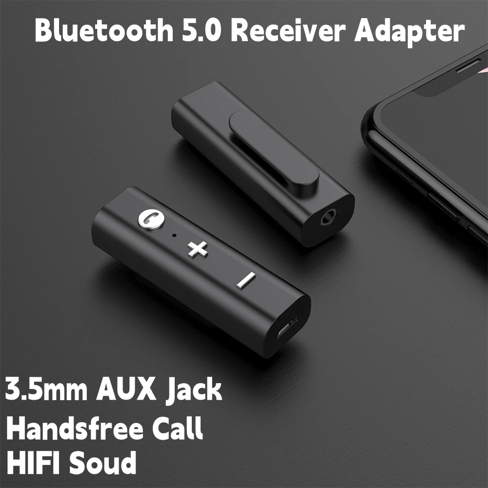 

Приемник Bluetooth 5,0 с разъемом 3,5 мм, беспроводной адаптер, Bluetooth, Aux, стерео, аудио, музыкальный передатчик для наушников, ТВ, ПК, автомобильный комплект