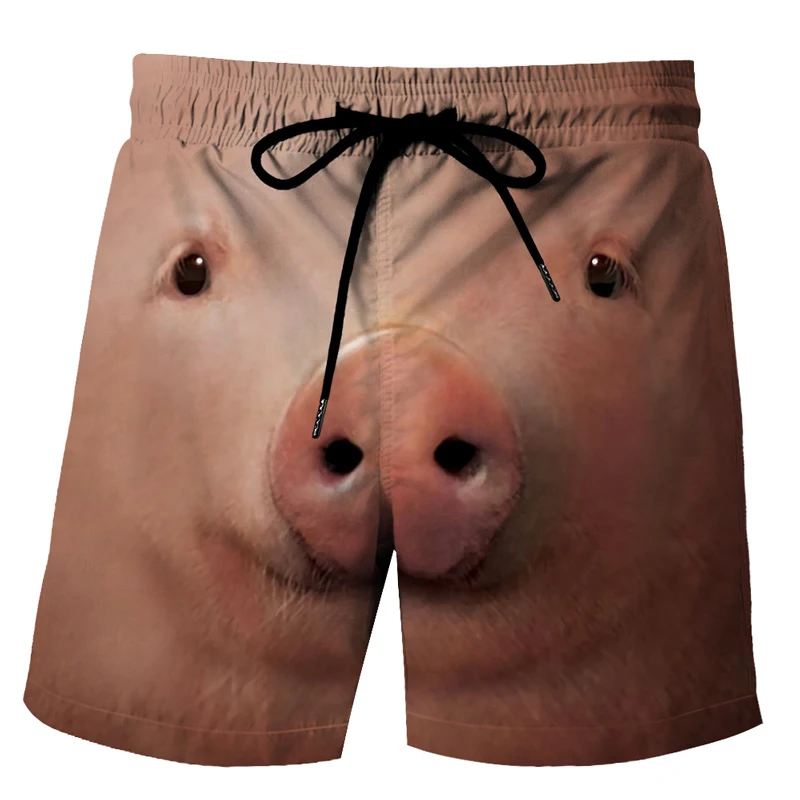 

Seaside Travel Beach Pants Men's Summer Animal Shorts Pig Footprint Sexy Clothes Swimming Trunks Men's Free Shipping in Spain
