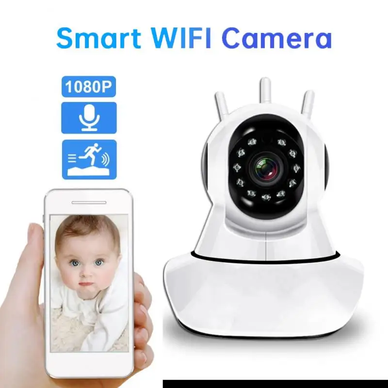 

IP-камера HD беспроводная домашняя стандартная камера ночного видения Двухсторонняя аудиосвязь CCTV камера наблюдения s внутренняя радионяня