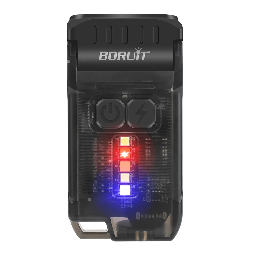

BORUiT V15 Черный Фонарик-брелок
