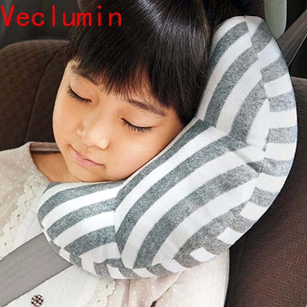

Новый стиль Универсальный детский ремень безопасности на подголовник шеи плечевые накладки Съемная Автомобильная Удобная подушка для сна подушка для поддержки головы