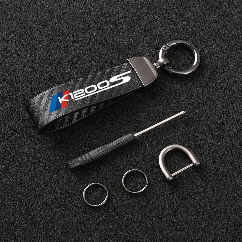

Carbon fiber motorcycle keychain key ring for BMW K1200S Motorcycle Accessories