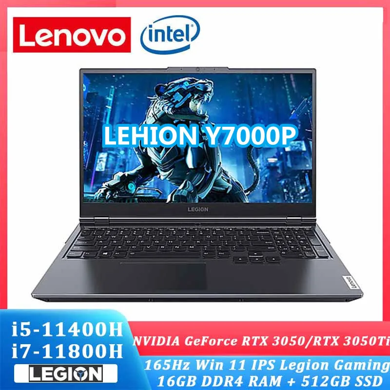 

Lenovo Legion Y7000P 2021 15.6inch Gaming Laptop Intel i5-11400H/i7-11800H Geforce RTX 165Hz High Refresh Rate IPS Full Screen