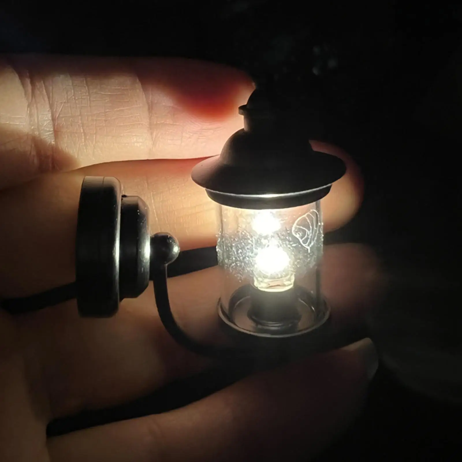 

Vintage Style Miniatur Wandleuchte LED Lampe Modell Licht Für 1:12