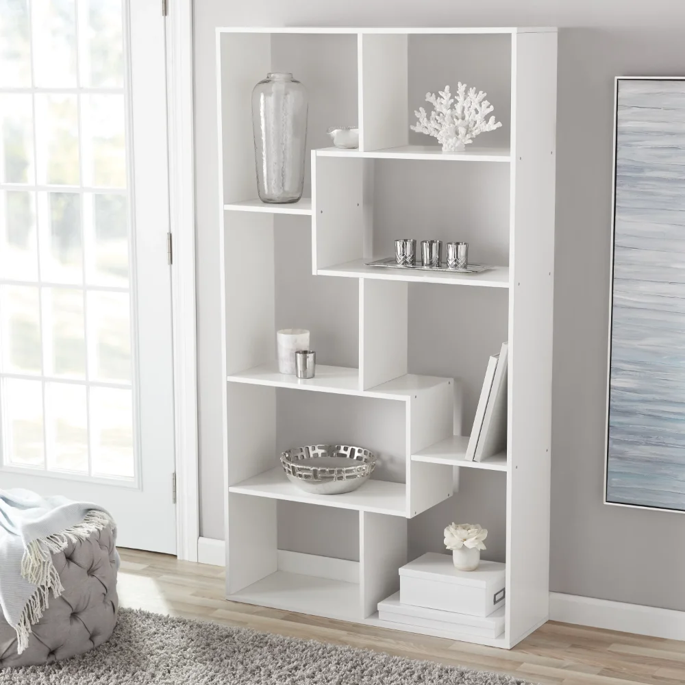 

Mainstays Modern 8-Cube Bookcase, White cube shelf