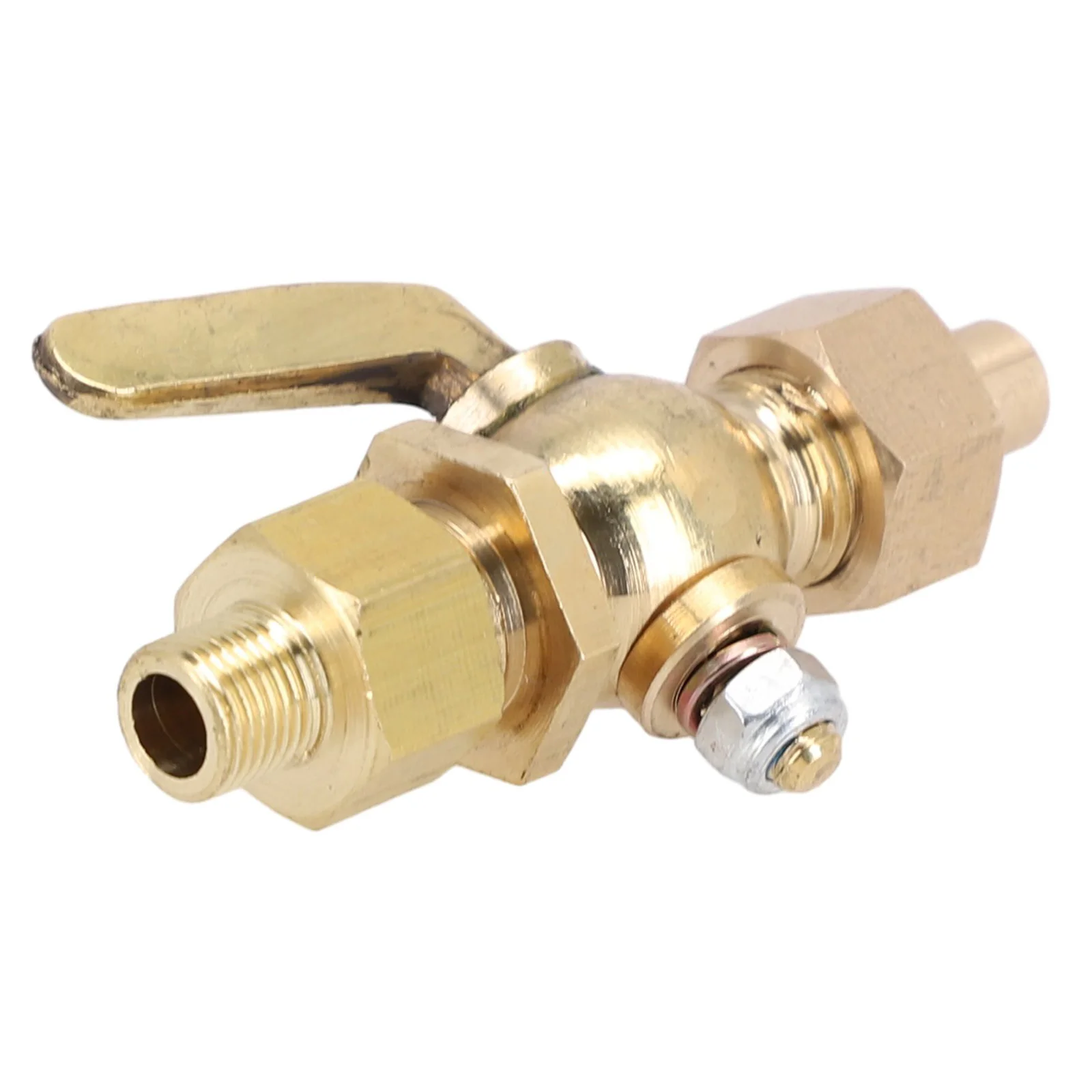 

1/8" 1/4" 3/8" 1/2" 3/4" BSP External Thread Bronze Brass Handle Faucet Small Cock Tap Water Atmospheric Pressure Copper Valve