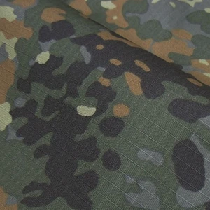 Немецкая камуфляжная ткань Flecktarn шириной 1,5 м, армейская камуфляжная ткань с пятнами в джунглях, ткань из хлопка для тренировок в полевых условиях, Военные Поклонники, материал сделай сам