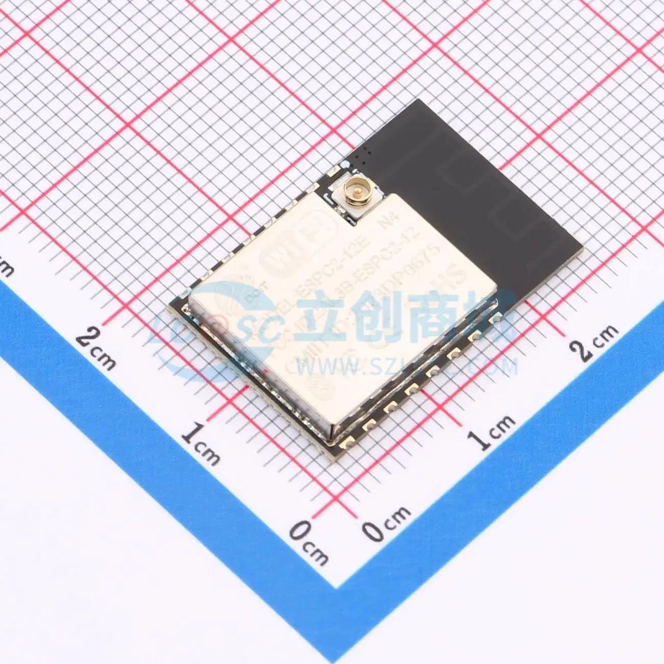9 шт. ESPC2-12E-N4 SMD 24x16 мм ESP32-C2 I2C GPIO UART SPI PWM ADC WiFi Беспроводной модуль IoT для умного дома (art.: 3920dc040563c) - 3920dc040563c