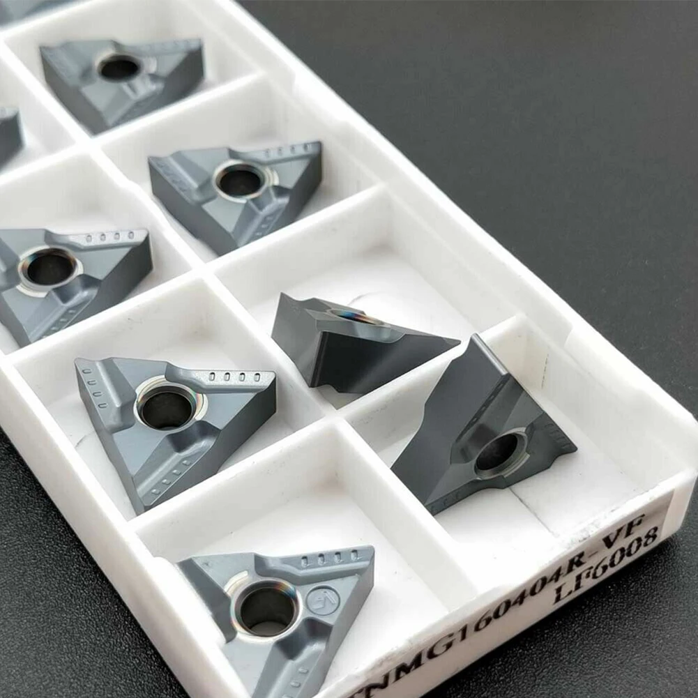 

10pcs TNMG 160404 R-VF LF6008 TNMG 331 LF6008 Carbide Insert 16mm Cutter Cut Blade Lathe Turning Mechanical WorkshopTools