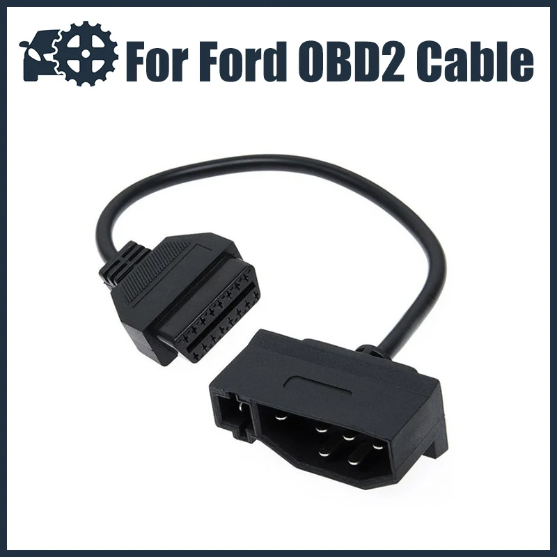 

Free Shipping For Ford Car 7pin Male to OBD2 16pin Female Connection Obd Extension Cable Auto Diagnostic Connector For Ford