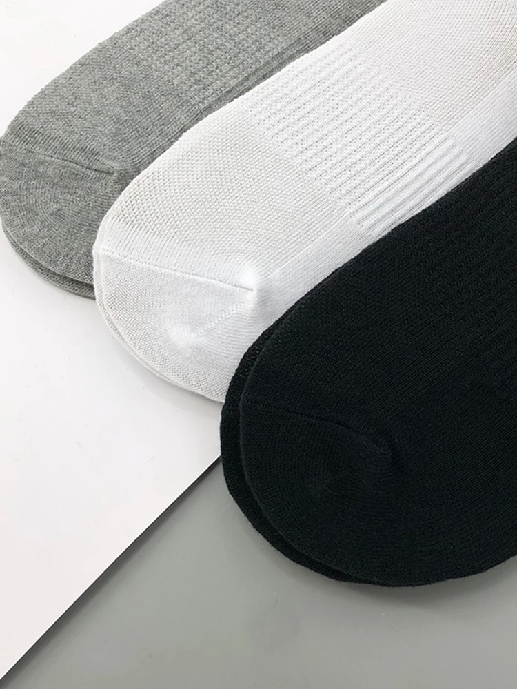 6 pairs of tb socks boxed men's and women's shallow mouth low-top solid color Japanese trend deodorant sweat-absorbing socks