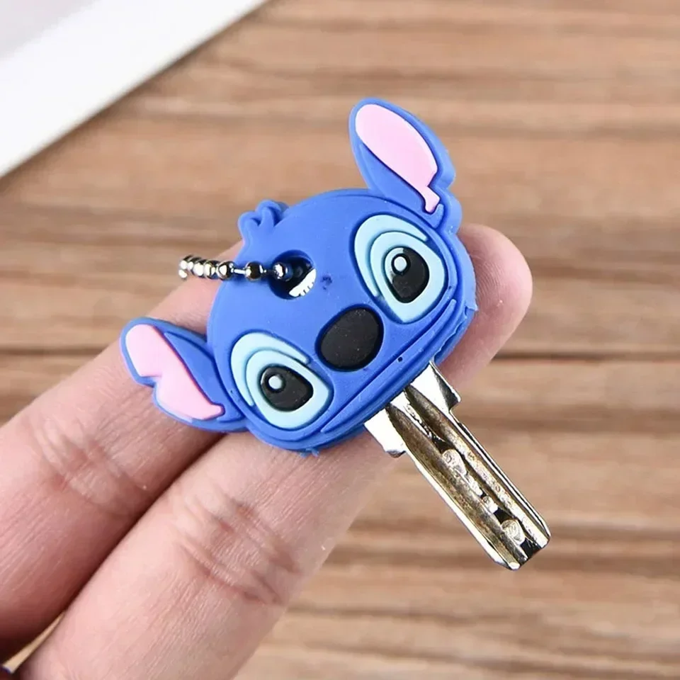 MINISO Stitch Key Защитные колпачки Аниме Лило и Стич Мультяшное моделирование