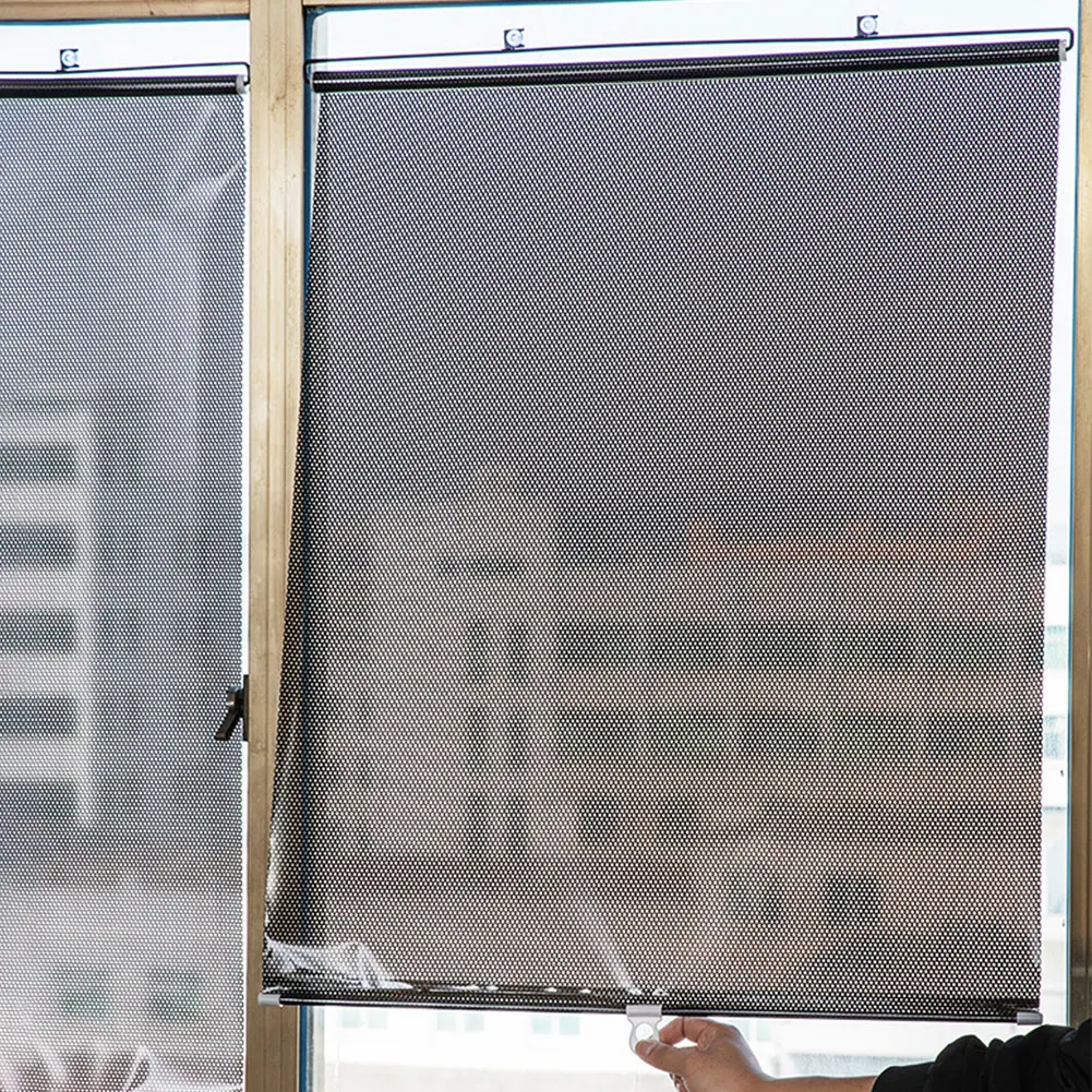 Шторы блэкаут без гвоздей присоска легкая в установке защита от солнца для